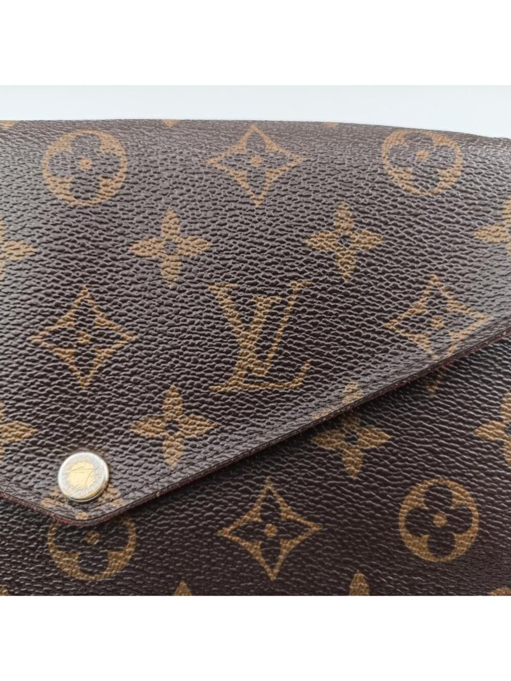 ★SOLD★ Louis Vuitton Pochette Felicity Monogram Brown Canvas Pouch - Picture 12 of 15